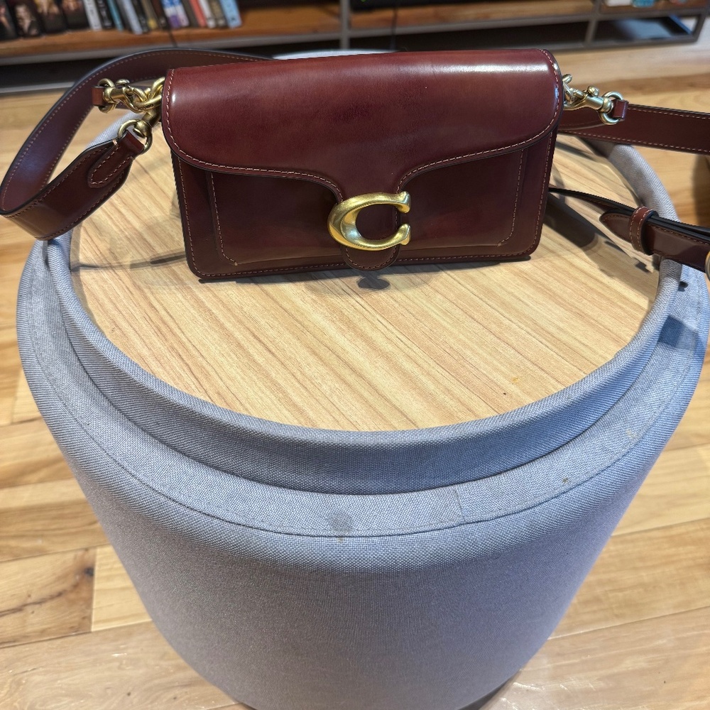 Coach tabby 20 in Spazzolato leather